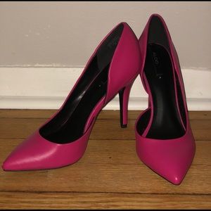 Pink Aldo Pumps